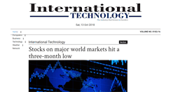 Desktop Screenshot of internationaltechnology.com