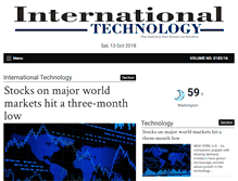 Tablet Screenshot of internationaltechnology.com